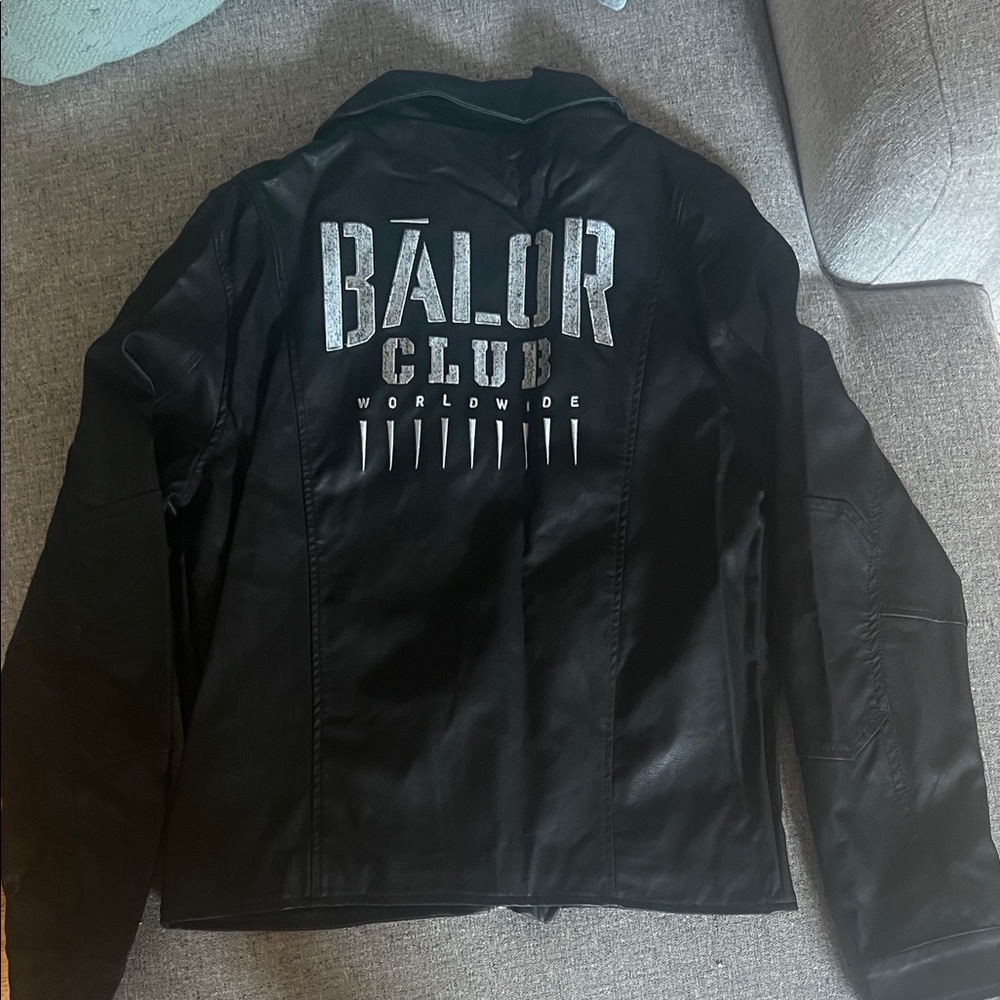 Finn Balor Black Leather Jacket